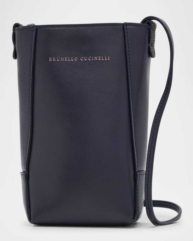 Duo Leather Phone Crossbody Bag